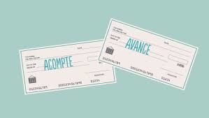 AVANCE OU ACOMPTE SUR SALAIRE